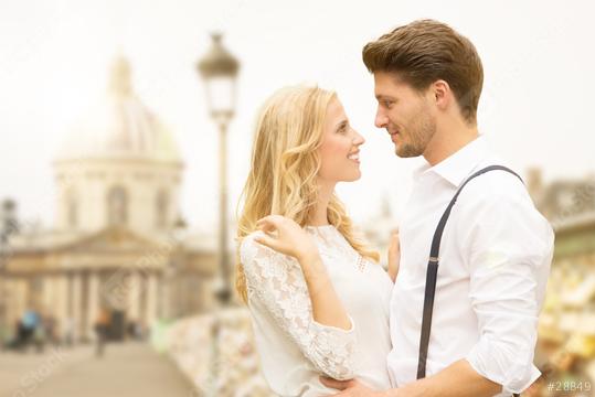 A romantic couple shares a loving gaze on a charming city street with a classic European backdrop, capturing a moment of love, connection, and timeless elegance in an urban setting
  : Stock Photo or Stock Video Download rcfotostock photos, images and assets rcfotostock | RC Photo Stock.: