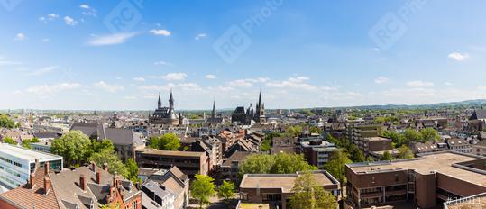 aachen (Aix-la-Chapelle) with town hall and cathedral  : Stock Photo or Stock Video Download rcfotostock photos, images and assets rcfotostock | RC Photo Stock.: