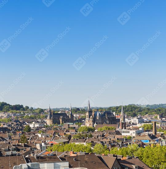 Aachen cathedral and town hall at summer  : Stock Photo or Stock Video Download rcfotostock photos, images and assets rcfotostock | RC Photo Stock.: