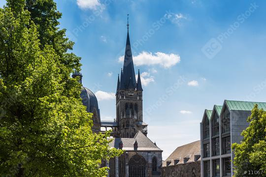 Aachen Cathedral at summer  : Stock Photo or Stock Video Download rcfotostock photos, images and assets rcfotostock | RC Photo Stock.: