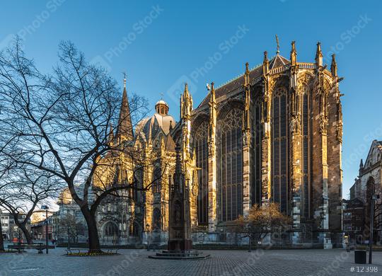 aachen cathedral in germany at the morning  : Stock Photo or Stock Video Download rcfotostock photos, images and assets rcfotostock | RC Photo Stock.: