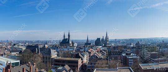Aachen city in spring with cathedral and town hall   : Stock Photo or Stock Video Download rcfotostock photos, images and assets rcfotostock | RC Photo Stock.: