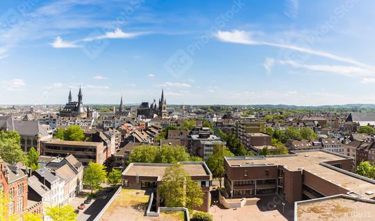 Aachen city with town hall and Cathedral  : Stock Photo or Stock Video Download rcfotostock photos, images and assets rcfotostock | RC Photo Stock.: