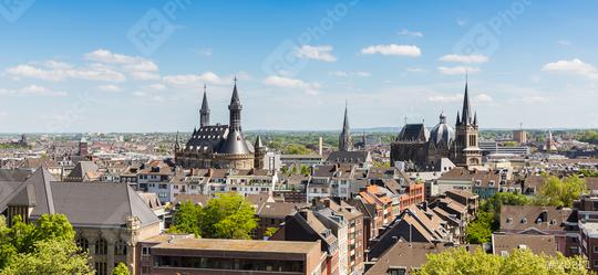Aachen Dom und Rathaus  : Stock Photo or Stock Video Download rcfotostock photos, images and assets rcfotostock | RC Photo Stock.: