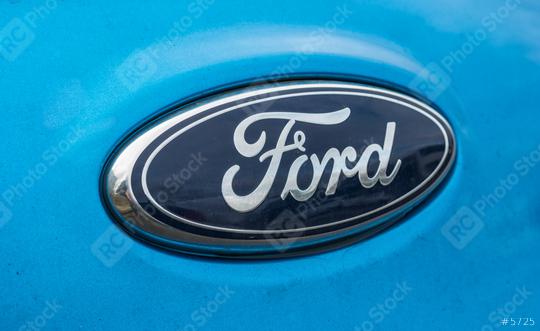AACHEN, GERMANY FEBRUARY, 2017: Ford Sign Close-Up. The Ford Motor Company is an American multinational automaker. Ford is the second-largest U.S.-based automaker.  : Stock Photo or Stock Video Download rcfotostock photos, images and assets rcfotostock | RC Photo Stock.: