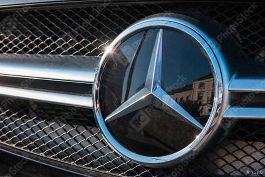 AACHEN, GERMANY FEBRUARY, 2017: Mercedes Benz logo close up on a car grill. Mercedes-Benz is a German automobile manufacturer. The brand is used for luxury automobiles, buses, coaches and trucks.  : Stock Photo or Stock Video Download rcfotostock photos, images and assets rcfotostock | RC Photo Stock.: