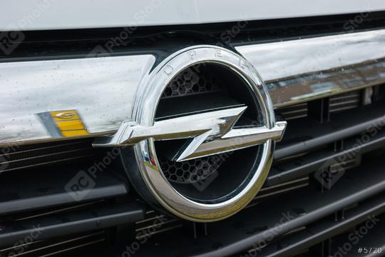 AACHEN, GERMANY FEBRUARY, 2017: Opel logo on a car grilll. Opel AG is a German automobile manufacturer and a subsidiary of the American General Motors Company.  : Stock Photo or Stock Video Download rcfotostock photos, images and assets rcfotostock | RC Photo Stock.:
