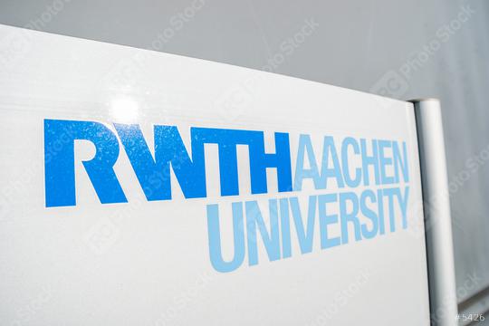 AACHEN, GERMANY JANUARY, 2017: Logo of the RWTH Aachen University. With more than 44,000 students, is the RWTH Aachen University is the largest university for technical study courses in Germany  : Stock Photo or Stock Video Download rcfotostock photos, images and assets rcfotostock | RC Photo Stock.: