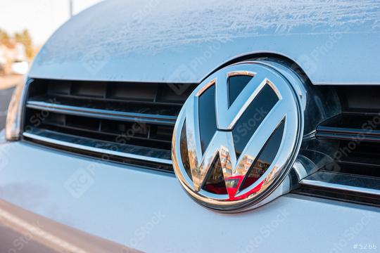 AACHEN, GERMANY JANUARY, 2017: Sign of a Volkswagen logo on a car. Volkswagen is a company of the Volkswagen Group.  : Stock Photo or Stock Video Download rcfotostock photos, images and assets rcfotostock | RC Photo Stock.: