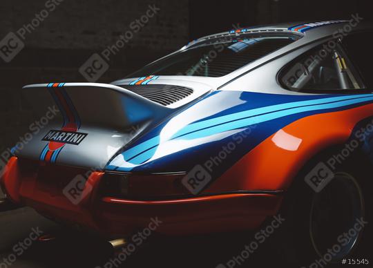 Aachen, Germany, June 14, 2013: Arranged Street shot of an historic Martini racing Porsche 911.   : Stock Photo or Stock Video Download rcfotostock photos, images and assets rcfotostock | RC Photo Stock.:
