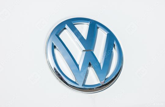 AACHEN, GERMANY MARCH, 2017: Volkswagen VW logo on a white car. Volkswagen is a famous European car manufacturer company based on Germany.  : Stock Photo or Stock Video Download rcfotostock photos, images and assets rcfotostock | RC Photo Stock.: