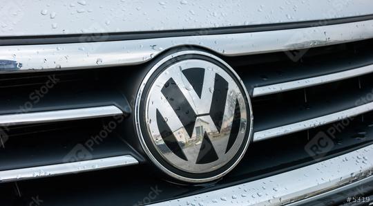 AACHEN, GERMANY MARCH, 2017: Volkswagen VW plate logo on a car grill. Volkswagen is a famous European car manufacturer company based on Germany.  : Stock Photo or Stock Video Download rcfotostock photos, images and assets rcfotostock | RC Photo Stock.: