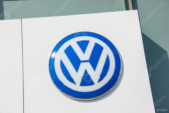 AACHEN, GERMANY MARCH, 2017: Volkswagen VW sign on a store facade. Volkswagen is a famous European car manufacturer company based on Germany.  : Stock Photo or Stock Video Download rcfotostock photos, images and assets rcfotostock | RC Photo Stock.: