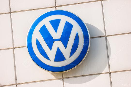 AACHEN, GERMANY OCTOBER, 2017: Volkswagen VW sign on a store facade. Volkswagen is a famous European car manufacturer company based on Germany.  : Stock Photo or Stock Video Download rcfotostock photos, images and assets rcfotostock | RC Photo Stock.:
