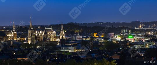 Aachen nigth cityscape with cathedra  : Stock Photo or Stock Video Download rcfotostock photos, images and assets rcfotostock | RC Photo Stock.: