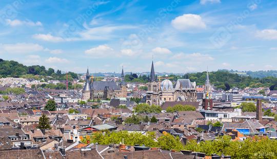 Aachen with cathedral and town hall   : Stock Photo or Stock Video Download rcfotostock photos, images and assets rcfotostock | RC Photo Stock.: