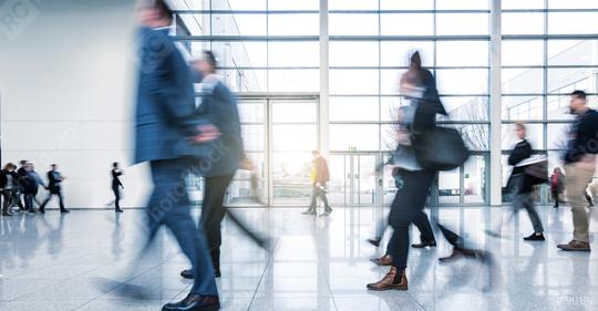 abstakt image of Business people walking in the lobby  : Stock Photo or Stock Video Download rcfotostock photos, images and assets rcfotostock | RC Photo Stock.: