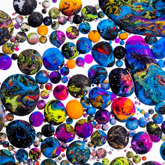 Abstract Acrylic colors in balls  : Stock Photo or Stock Video Download rcfotostock photos, images and assets rcfotostock | RC Photo Stock.: