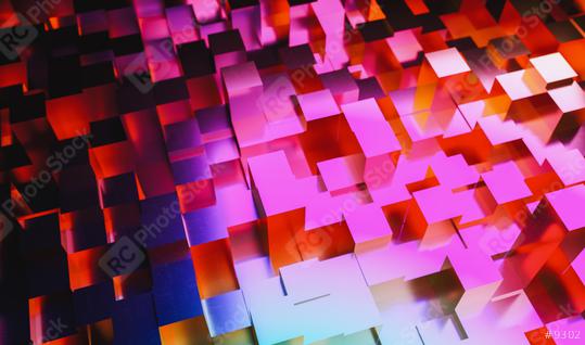 Abstract background colorful rainbow cubes grid, gaming, party an business concept image  : Stock Photo or Stock Video Download rcfotostock photos, images and assets rcfotostock | RC Photo Stock.: