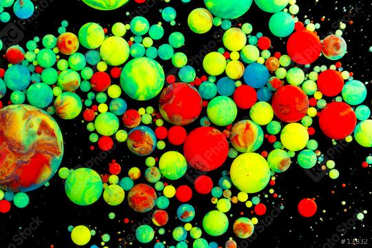 Abstract background, green and red oil droplets  : Stock Photo or Stock Video Download rcfotostock photos, images and assets rcfotostock | RC Photo Stock.: