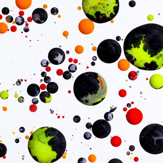 Abstract balls of Acrylic ink on white background  : Stock Photo or Stock Video Download rcfotostock photos, images and assets rcfotostock | RC Photo Stock.: