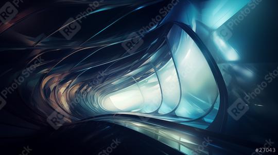 Abstract blue light curves inside a futuristic tunnel
  : Stock Photo or Stock Video Download rcfotostock photos, images and assets rcfotostock | RC Photo Stock.: