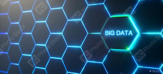 Abstract blue of futuristic surface hexagon pattern with light rays   : Stock Photo or Stock Video Download rcfotostock photos, images and assets rcfotostock | RC Photo Stock.: