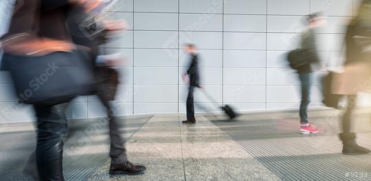 Abstract Image of commuters Walking on a floor  : Stock Photo or Stock Video Download rcfotostock photos, images and assets rcfotostock | RC Photo Stock.: