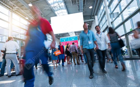 Abstract Image of People Walking on a tradeshow  : Stock Photo or Stock Video Download rcfotostock photos, images and assets rcfotostock | RC Photo Stock.:
