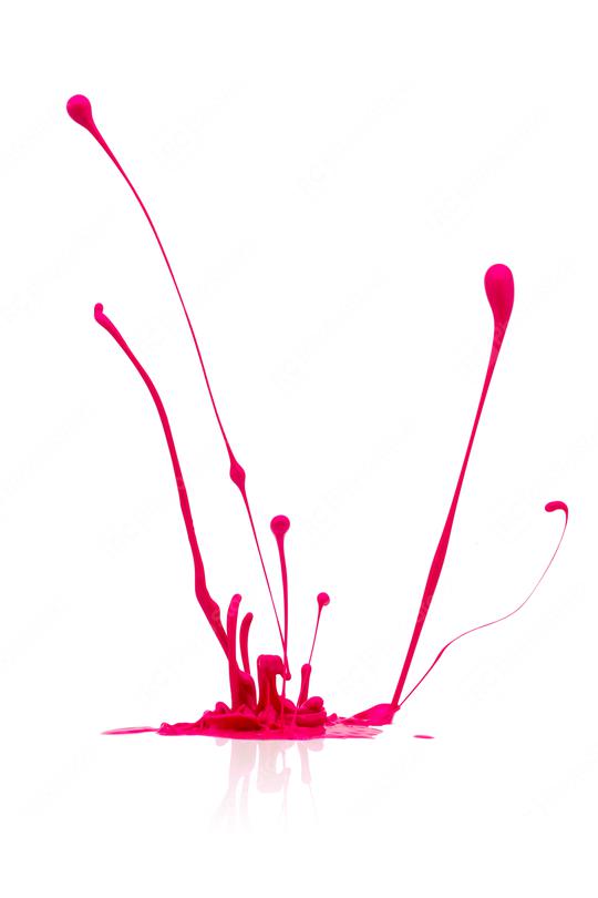 abstract magenta paint splashing on white  : Stock Photo or Stock Video Download rcfotostock photos, images and assets rcfotostock | RC Photo Stock.: