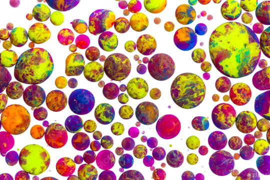 Abstract oil ink Acrylic color bullets on white  : Stock Photo or Stock Video Download rcfotostock photos, images and assets rcfotostock | RC Photo Stock.: