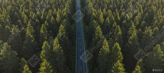 Aerial view from above of country road through the green forest   : Stock Photo or Stock Video Download rcfotostock photos, images and assets rcfotostock | RC Photo Stock.: