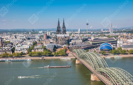 Aerial view of Cologne  : Stock Photo or Stock Video Download rcfotostock photos, images and assets rcfotostock | RC Photo Stock.: