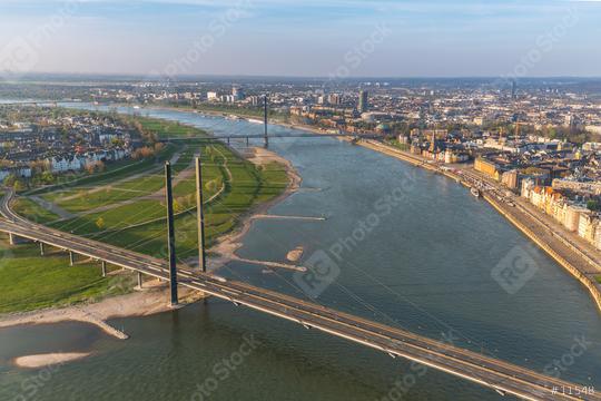 Aerial view of Dusseldorf  : Stock Photo or Stock Video Download rcfotostock photos, images and assets rcfotostock | RC Photo Stock.: