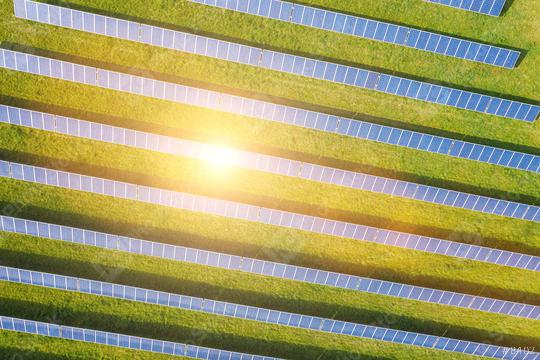 aerial view of solar panels on a sunny day. power farm producing clean energy  : Stock Photo or Stock Video Download rcfotostock photos, images and assets rcfotostock | RC Photo Stock.: