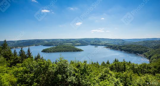 aerial view of the Rursee lake  : Stock Photo or Stock Video Download rcfotostock photos, images and assets rcfotostock | RC Photo Stock.: