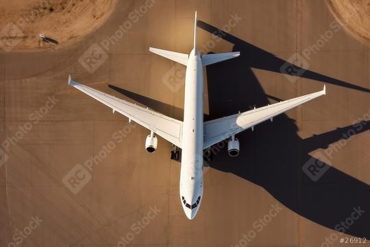 Airplane on tarmac from above with long shadow in evening light
  : Stock Photo or Stock Video Download rcfotostock photos, images and assets rcfotostock | RC Photo Stock.: