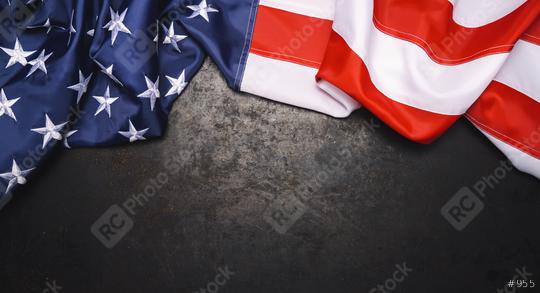 American flag on dark metallic with free space. 4th July Veterans or US Independence day.  : Stock Photo or Stock Video Download rcfotostock photos, images and assets rcfotostock | RC Photo Stock.: