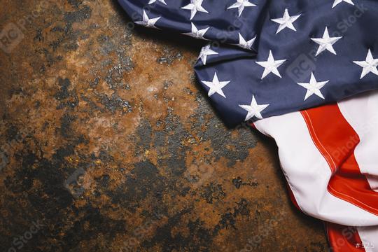 American flag on dark rusty metal with free space. 4th July Veterans or US Independence day.  : Stock Photo or Stock Video Download rcfotostock photos, images and assets rcfotostock | RC Photo Stock.: