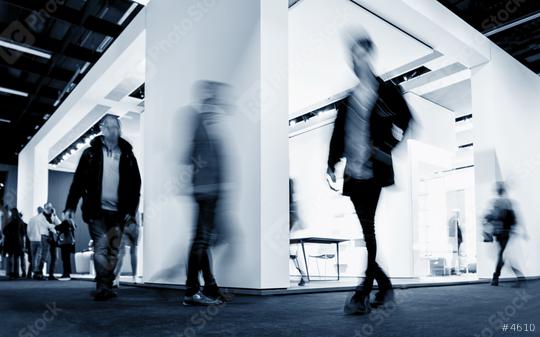anonymous blurred business people at a International Trade show   : Stock Photo or Stock Video Download rcfotostock photos, images and assets rcfotostock | RC Photo Stock.: