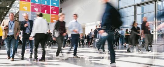 anonymous blurred business people at a trade fair   : Stock Photo or Stock Video Download rcfotostock photos, images and assets rcfotostock | RC Photo Stock.: