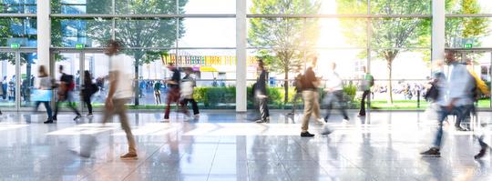 Anonymous blurred crowd at trade fair or conference  : Stock Photo or Stock Video Download rcfotostock photos, images and assets rcfotostock | RC Photo Stock.: