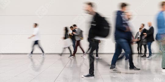 Anonymous blurred group of business people at a trade fair or convention  : Stock Photo or Stock Video Download rcfotostock photos, images and assets rcfotostock | RC Photo Stock.:
