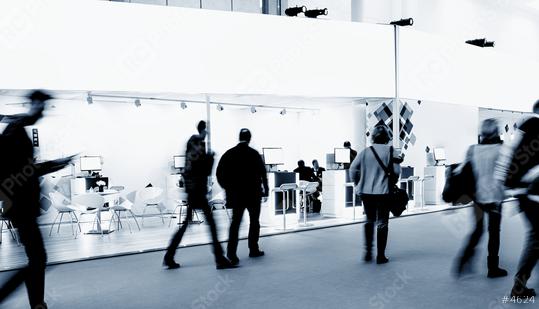 anonymous blurred people at a trade fair hall  : Stock Photo or Stock Video Download rcfotostock photos, images and assets rcfotostock | RC Photo Stock.: