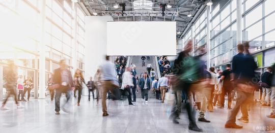 anonymous blurred people at a tradeshow  : Stock Photo or Stock Video Download rcfotostock photos, images and assets rcfotostock | RC-Photo-Stock.: