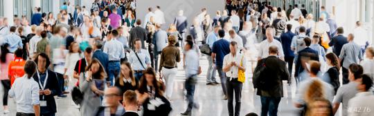 Anonymous crowd of business people at trade fair   : Stock Photo or Stock Video Download rcfotostock photos, images and assets rcfotostock | RC Photo Stock.: