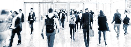 Anonymous Crowd of business people walking at a corridor  : Stock Photo or Stock Video Download rcfotostock photos, images and assets rcfotostock | RC Photo Stock.: