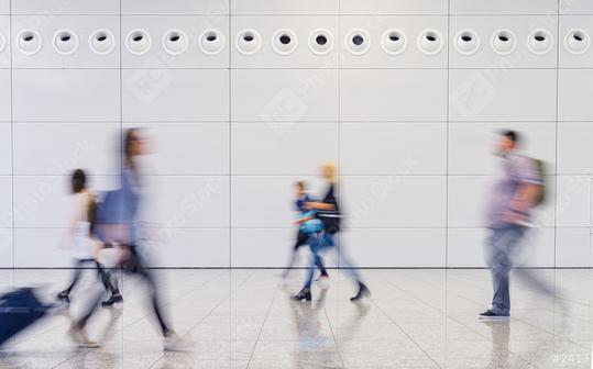 Anonymous people go through hall in business office  : Stock Photo or Stock Video Download rcfotostock photos, images and assets rcfotostock | RC Photo Stock.: