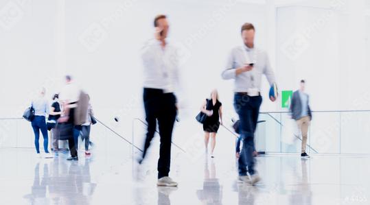 Anonymous people go through hall in business office  : Stock Photo or Stock Video Download rcfotostock photos, images and assets rcfotostock | RC Photo Stock.: