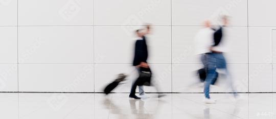 Anonymous people go through hall in office   : Stock Photo or Stock Video Download rcfotostock photos, images and assets rcfotostock | RC Photo Stock.: